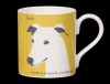 Portrait Whippet Yellow