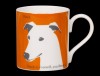 Portrait Whippet Orange
