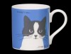 Portrait Whiskers Cornflower Blue