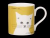 Portrait Puss in Yellow