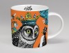 Menagerie Hoot Bone China Mug Orange