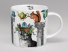 Menagerie Cat Bone China Mug White