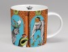 Menagerie Elephant Bone China Mug Orange