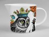 Menagerie Jug Hoot White