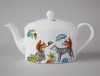 Menagerie Teapot Fox White