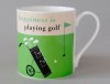 Happiness Golf Mug Green