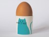 Happiness Sitting Cat Egg Cup Turquoise