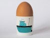 Happiness Boats Egg Cup Turquoise
