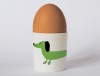 Happiness Sausage Dog Egg Cup Green