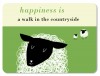 Happiness Sheep Table Mat Green