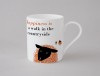 Happiness Sheep Small Mug Orange