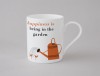 Happiness Gardening Small Mug Orange