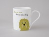 Happiness Cockapoo Cavapoo Small Mug Olive