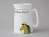 Happiness Medium Jug Horse Olive