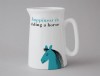 Happiness Medium Jug Horse Turquoise