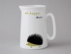 Happiness Medium Jug Hedgehog Olive