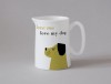 Happiness Small Jug Dog Olive