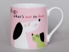 Smile Hounds Mug Pink