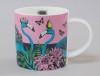 Jungle Flamingo Bone China Mug