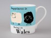 Country & Coast | Wales Mug | Sheep | Blue