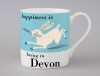 Country & Coast | Devon Mug | Hare | Blue