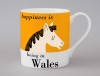Country & Coast | Wales Mug | Horse | Orange