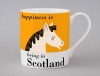 Country & Coast | Scotland Mug | Horse | Orange