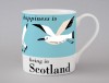 Country & Coast | Scotland Mug | Seagulls | Blue