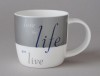 Philosophy | Love the Life Mug | Grey
