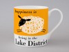 Country & Coast | Lake District Mug | Leaping Sheep | Orange