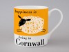 Country & Coast | Cornwall Mug | Leaping Sheep | Orange