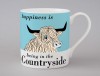 Country & Coast | Highland Cow Mug | Blue