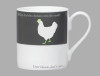 Silhouette Chicken Green