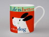 Life Big Dog Mug Green