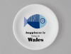 Ocean | Wavy Fish Coaster | Wales
