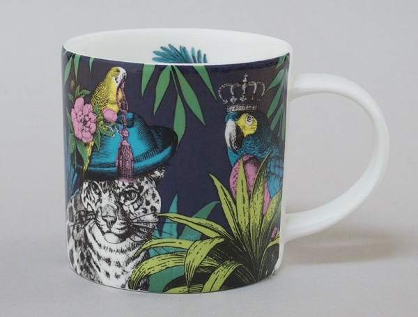 Jungle Leopard Bone China Mug