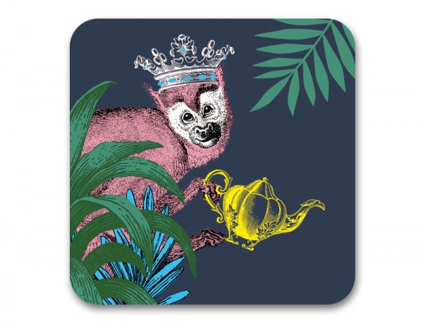 Jungle Monkey Tea Coaster
