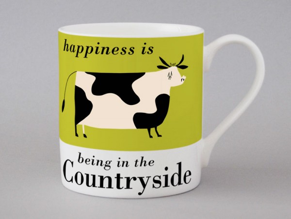 Country & Coast | Cow Mug | Green