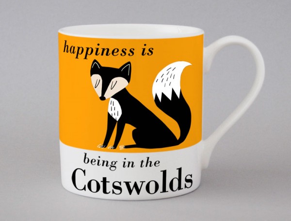 Country & Coast | Cotswolds Mug | Fox | Orange
