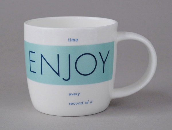 Philosophy | Enjoy Mug | Turquoise