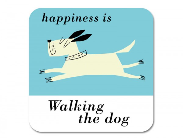 Country & Coast White Dog Leap Coaster