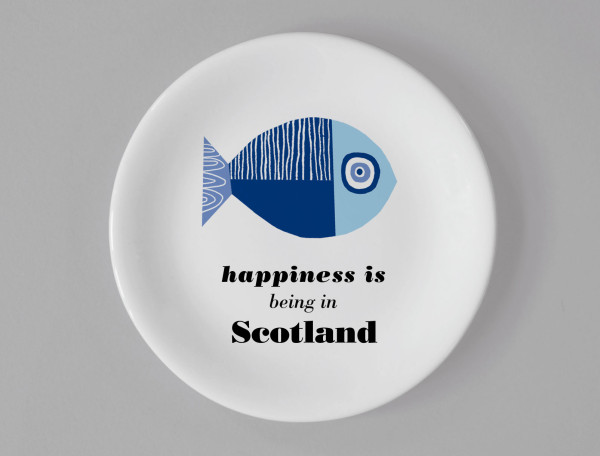 Ocean | Wavy Fish Coaster | Scotland
