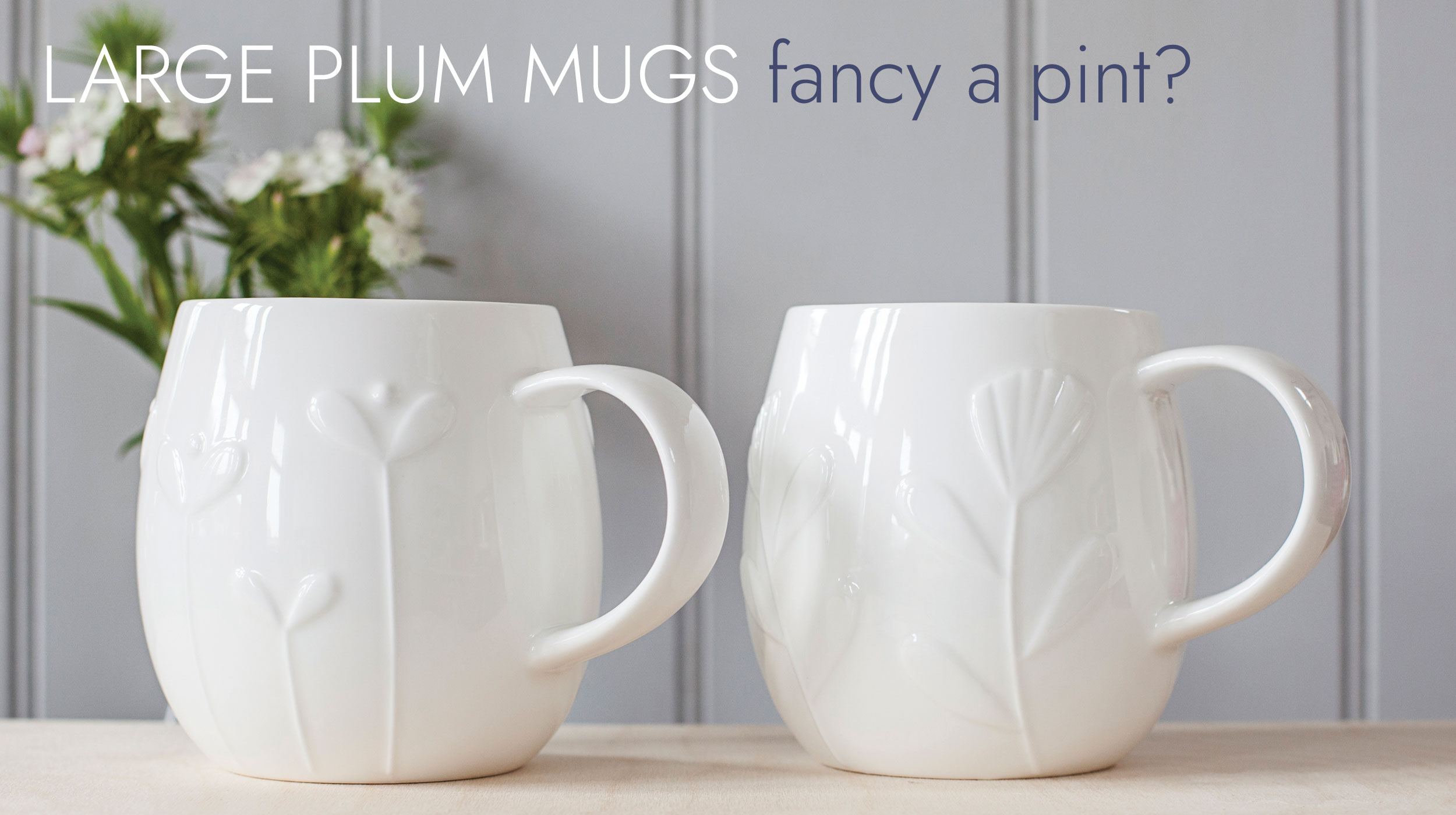  Plum Large Mugs